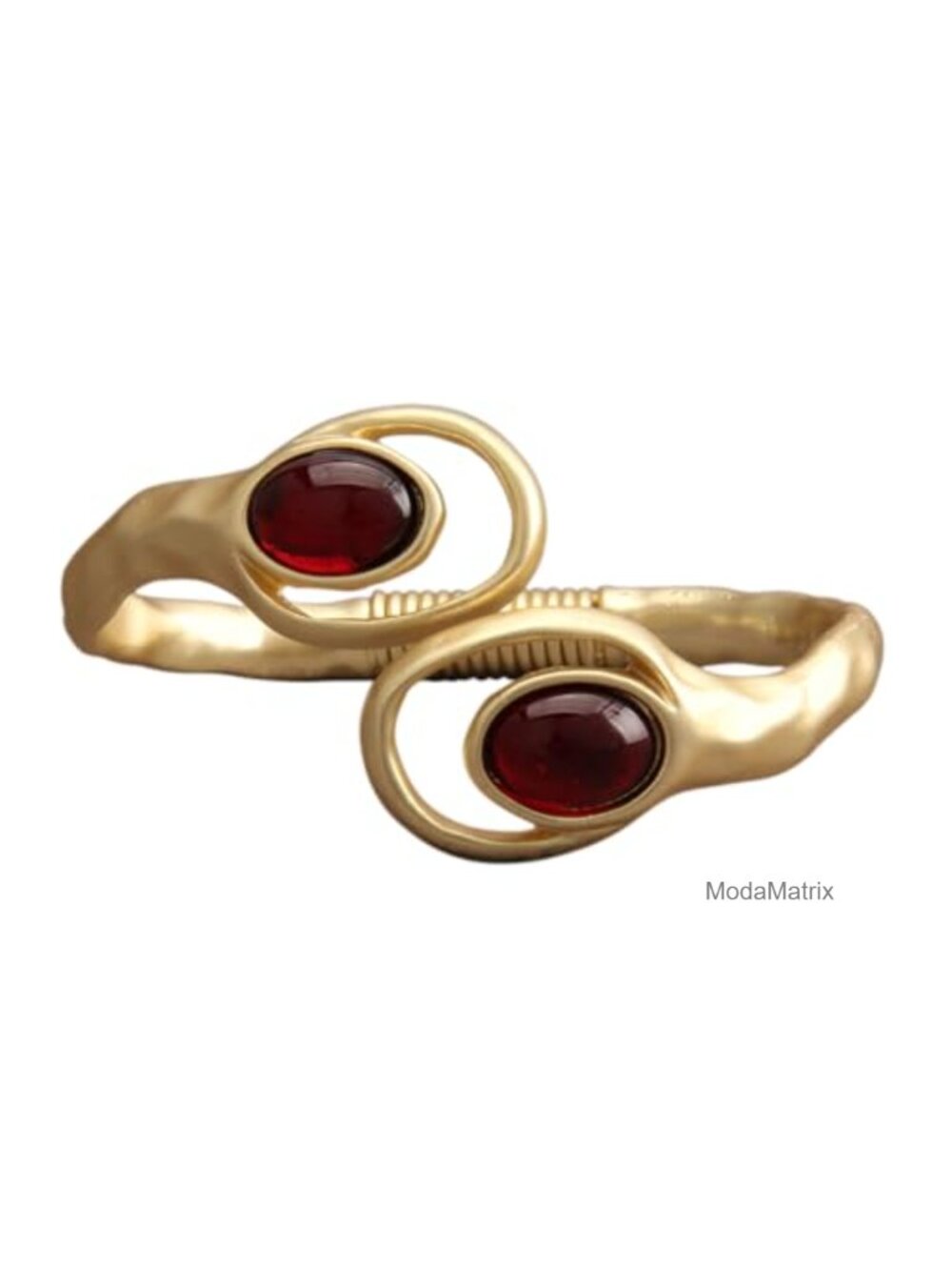 Chunky Cuff Bracelet for Women - Gold Statement Bangle, Adjustable Open Cuff